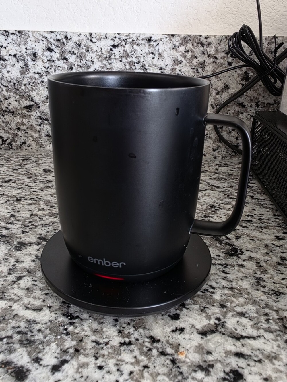 Ember Mug 2 Temperature Control Smart Mug Black with Charging Coaster